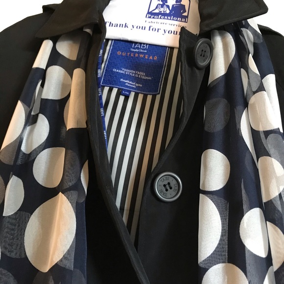 TABI Simply Classic Black Spring/Fall Coat - Picture 6 of 7